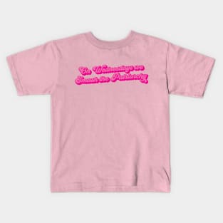 On Wednesdays We Smash The Patriarchy Kids T-Shirt